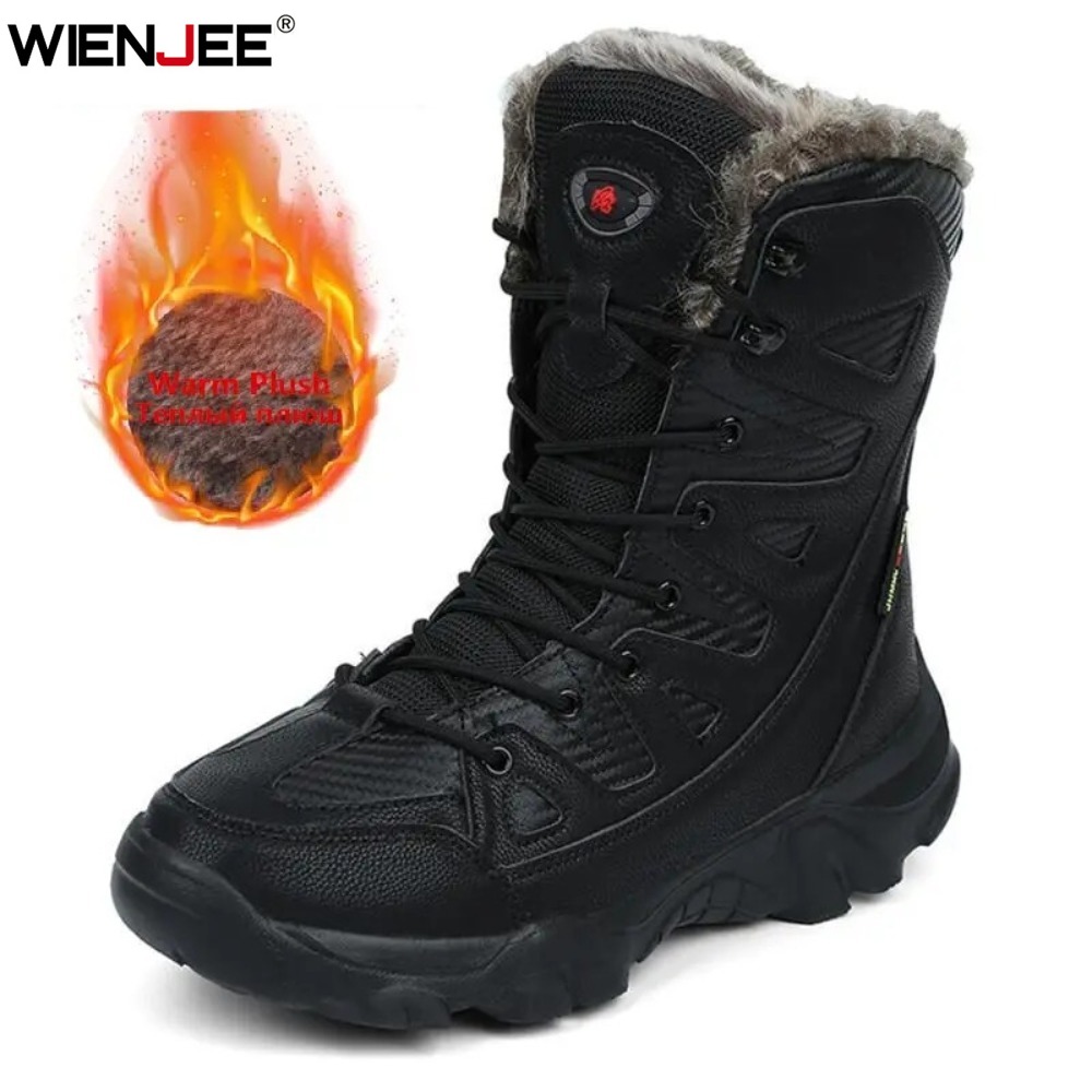 Sneaker Zone - Hiver imperméable hommes bottes en peluche