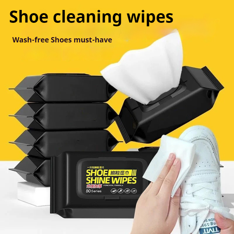 Sneaker Care Wipes - Lingettes nettoyantes pour chaussures, baskets d'extérieur,