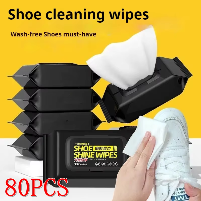 Sneaker Care Wipes - 12/30/80 Lingettes Nettoyantes pour Chaussures, Nettoyant