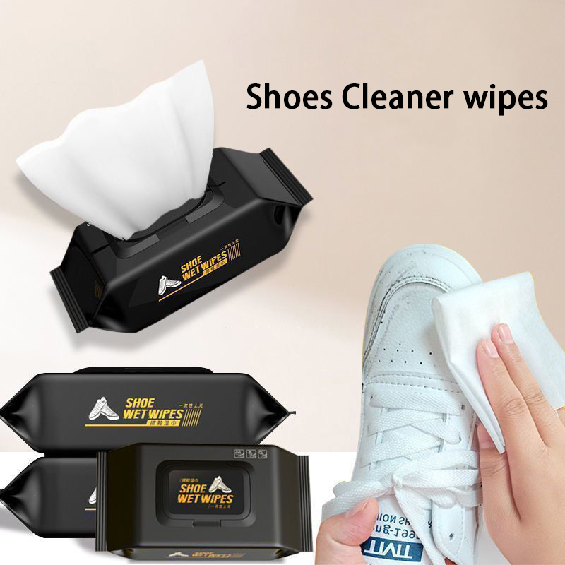 Sneaker Care Wipes - Lingettes nettoyantes pour chaussures, baskets, portables,