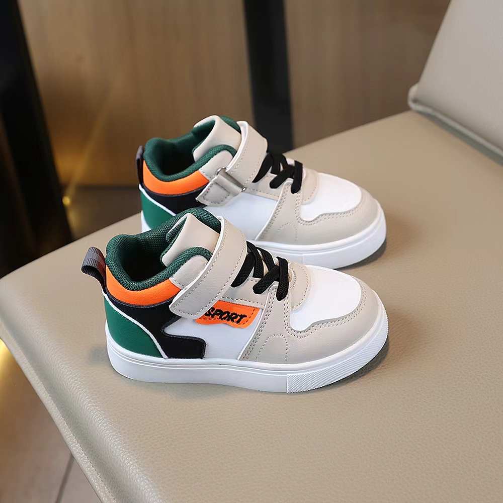Sneaker Zone - COMFY KIDS Baskets mi-hautes grises multicolores