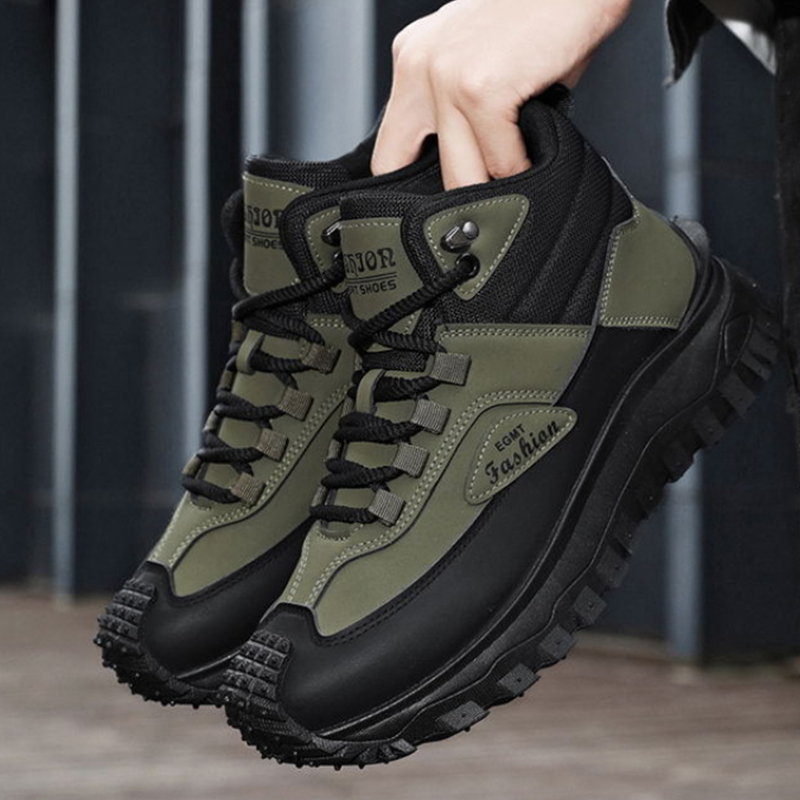 Sneaker Zone - Bottes de randonnée mi-hautes pour hommes,