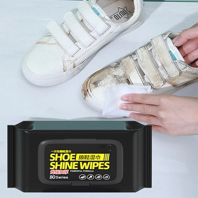 Sneaker Care Wipes - Lingettes nettoyantes portables pour chaussures d'extérieur,