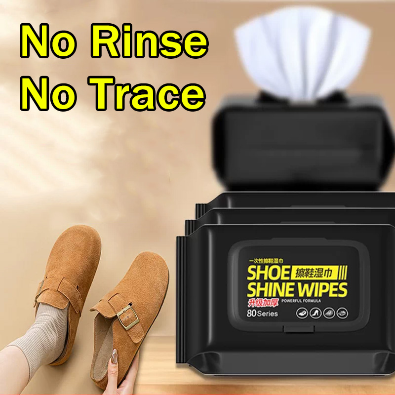 Sneaker Care Wipes - Lingettes jetables puissantes pour chaussures, lingettes