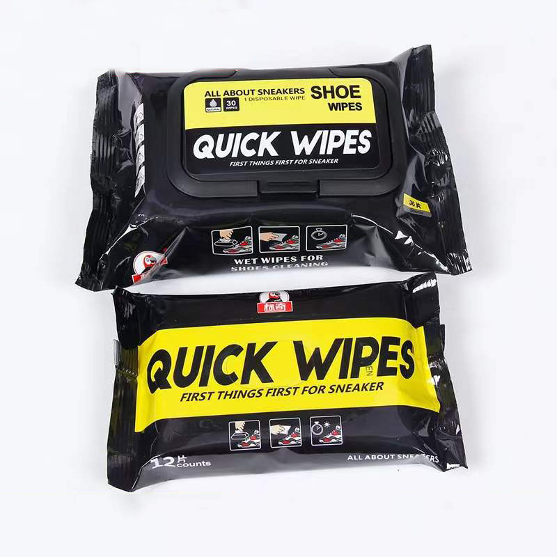 Sneaker Care Wipes - Lingettes nettoyantes jetables pour chaussures, lot