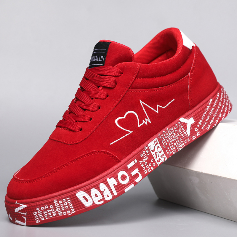 Sneaker Zone - Baskets mi-hautes respirantes, design graphique cœur