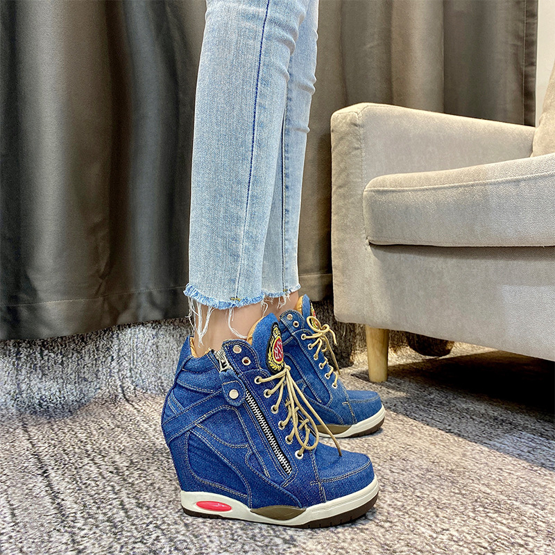 Baskets à semelles compensées  - Sneaker Zone avis et prix