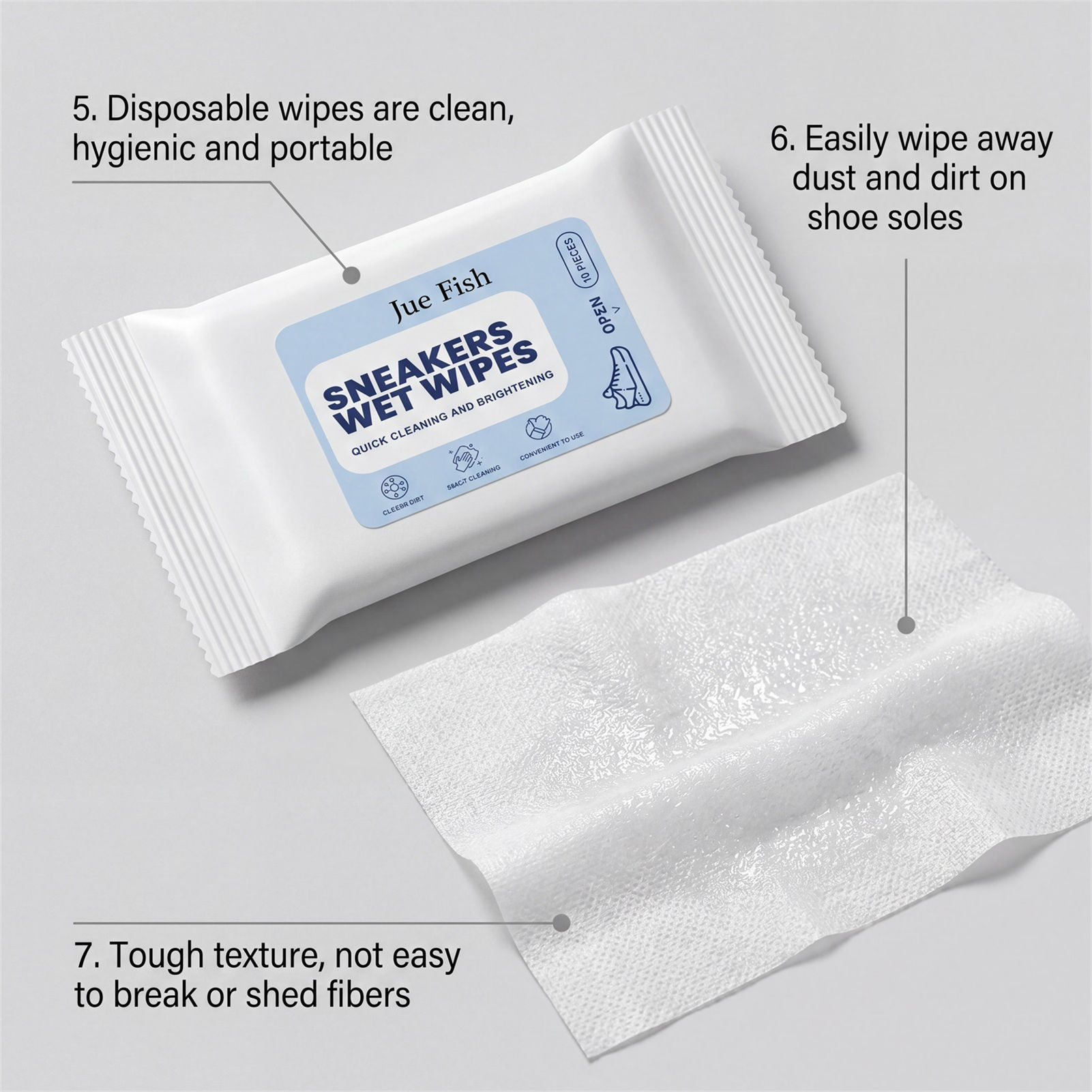 Lingettes Nettoyantes pour Cha - Sneaker Care Wipes avis et prix